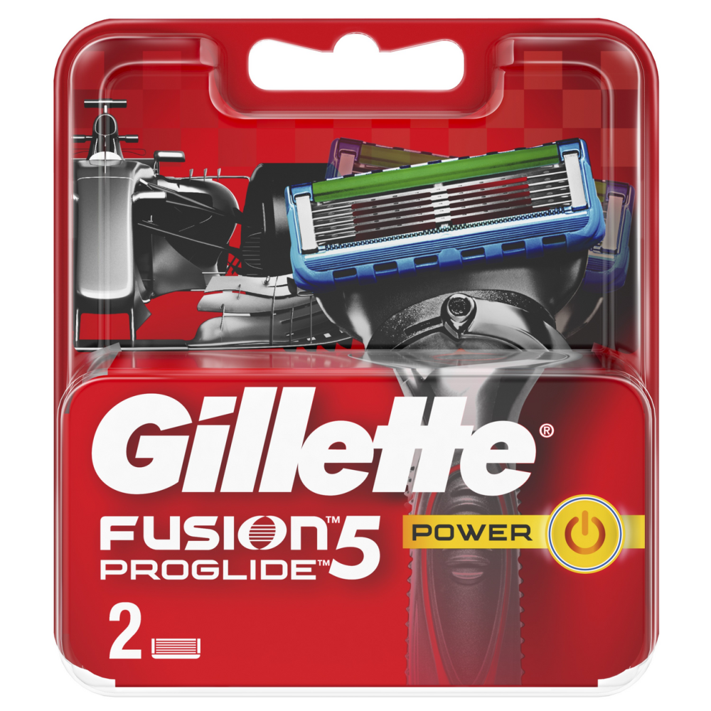 Кассеты сменные Gillette Fusion Proglide Power для бритвенного станка 2шт