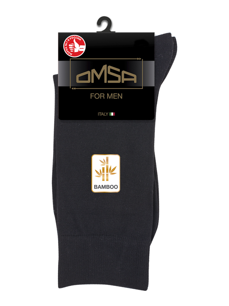 Носки мужские Omsa Classic 205 бамбук черные р 45-47