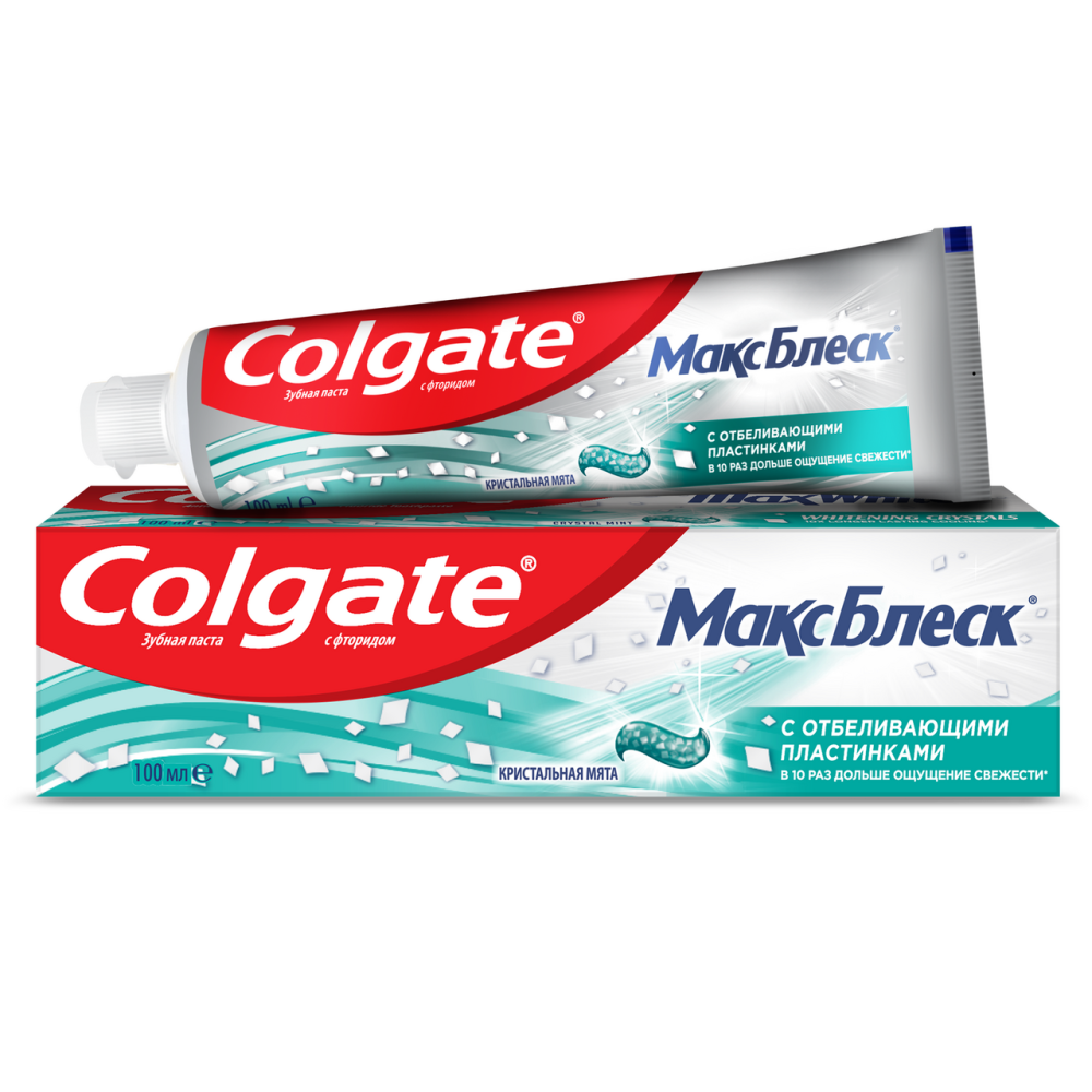 Зубная паста Colgate Макс Блеск отбеливающая 100 мл