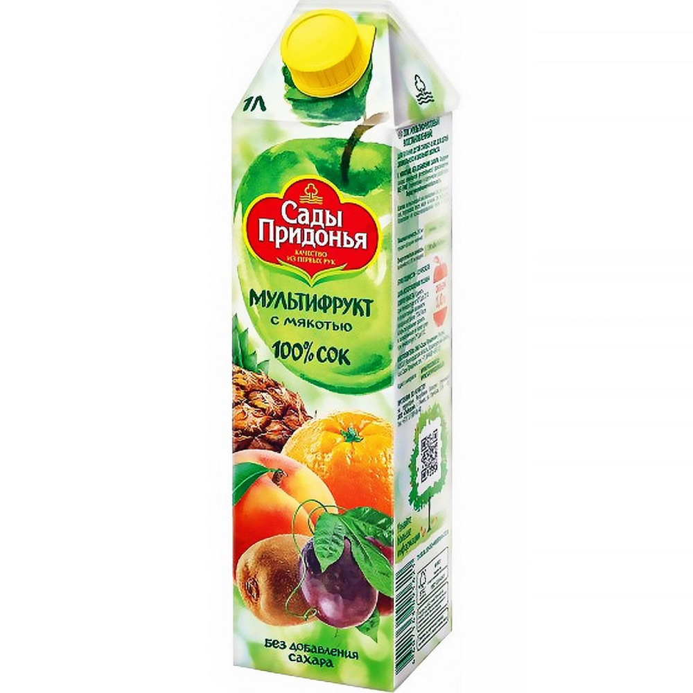 Сок Сады Придонья мультифруктовый для питания детей с 3-х лет 1л