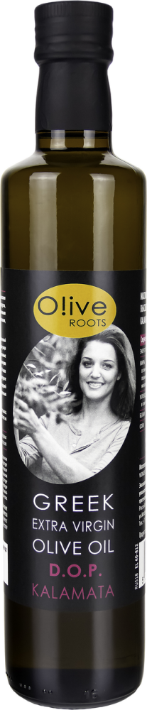 Масло Olive Roots оливковое DOP Kalamata Extra Virgin, 500мл