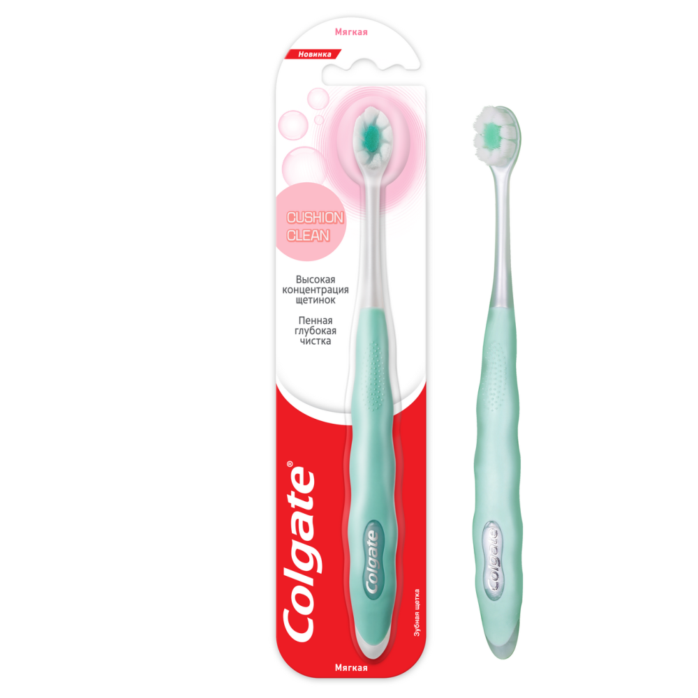 Щетка зубная Cushion Clean COLGATE, 1шт