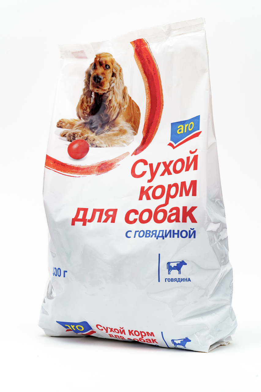 Корм для собак Aro с говядиной сухой