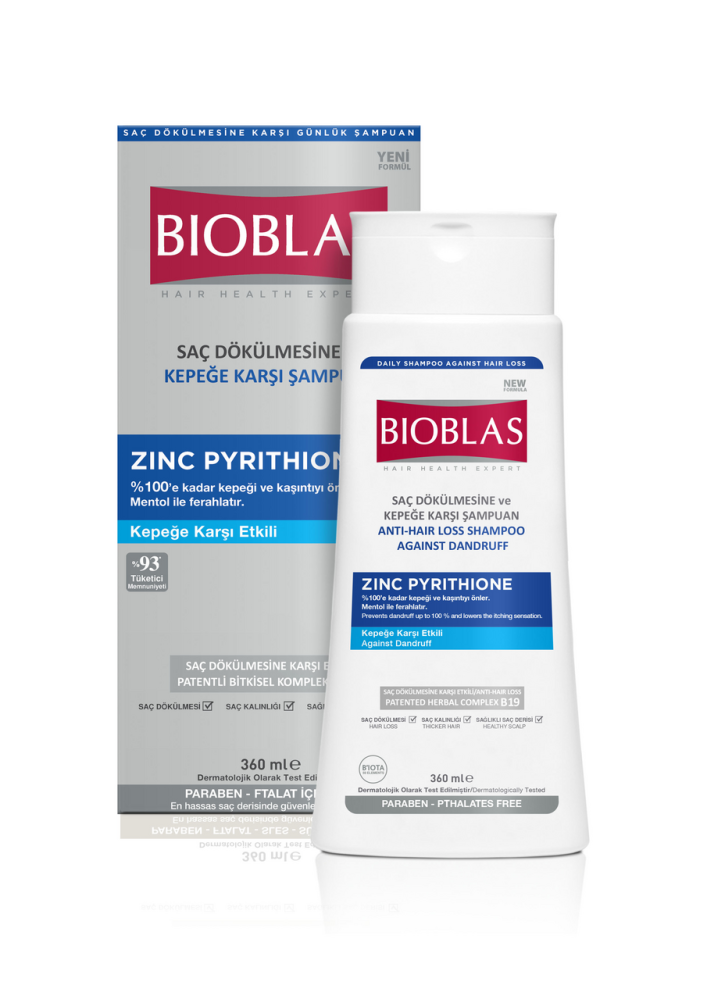 Шампунь Bioblas с пиритионом цинка против перхоти 360 мл