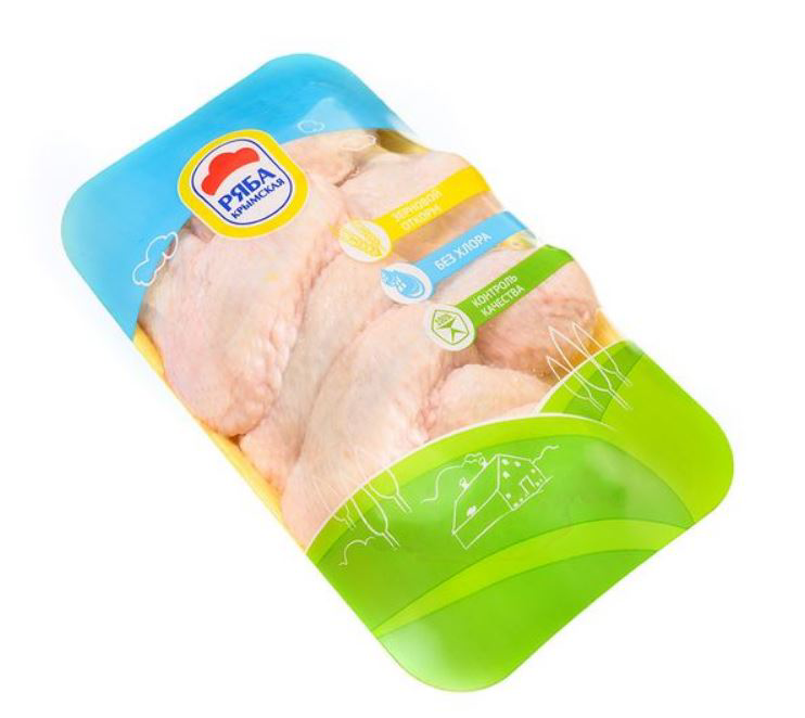 Крыло цыпленка-бройлера Ряба Крымская охлажденное, ~1кг