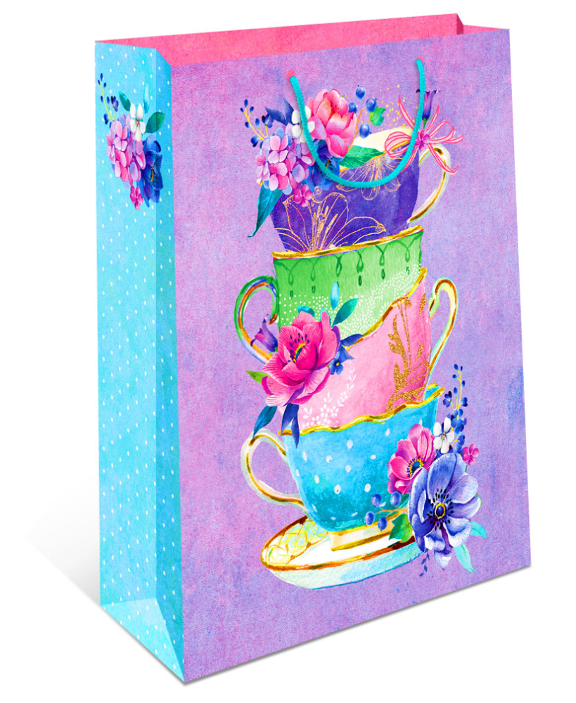 Пакет Арт и Дизайн бумажный ламинированный 20 х 24 х 10,2 см