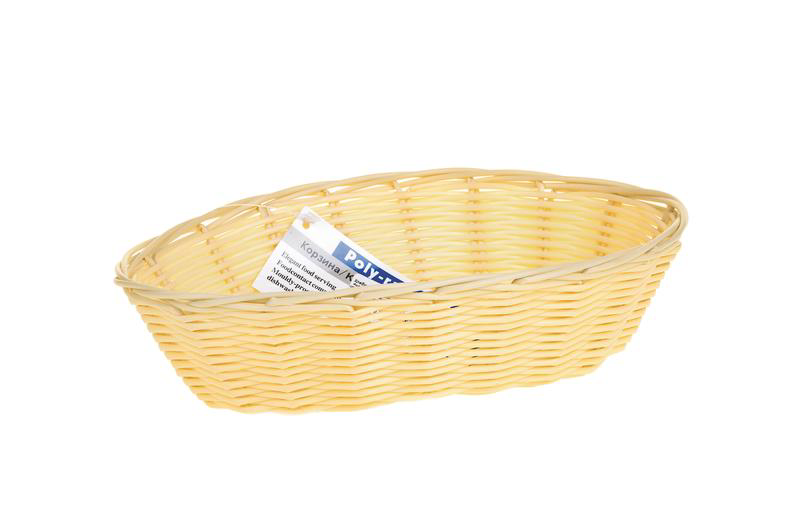 Хлебница плетеная овальная 23х15х6 см