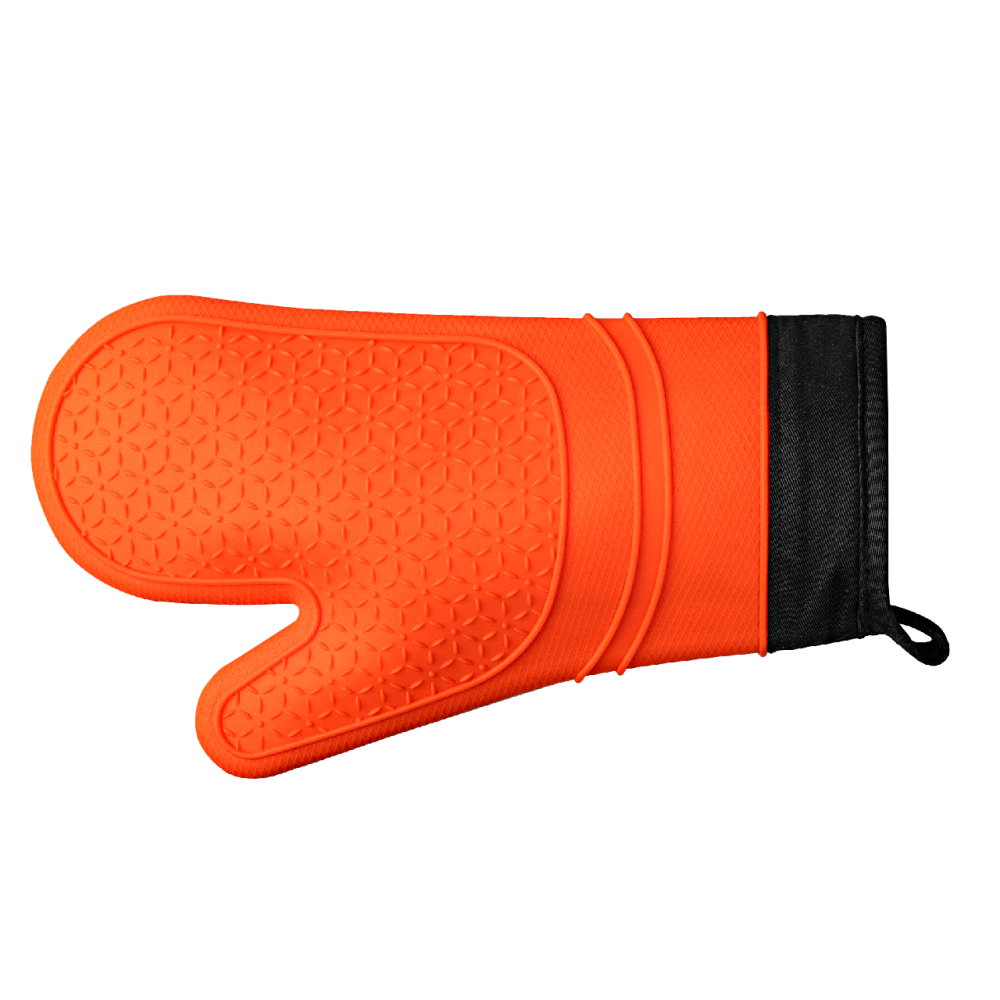 METRO PROFESSIONAL Варежка-прихватка удлиненная силиконовая оранжевая