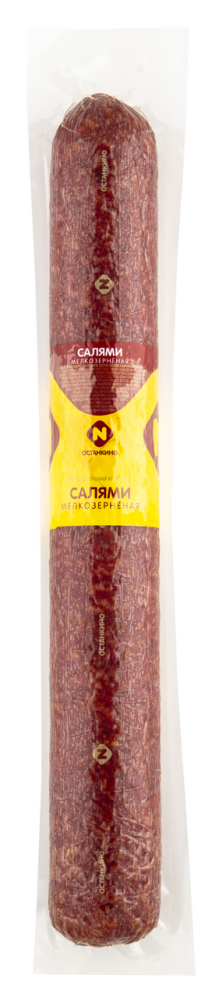 Колбаса Останкино салями мелкозерная сырокопченая, 500г