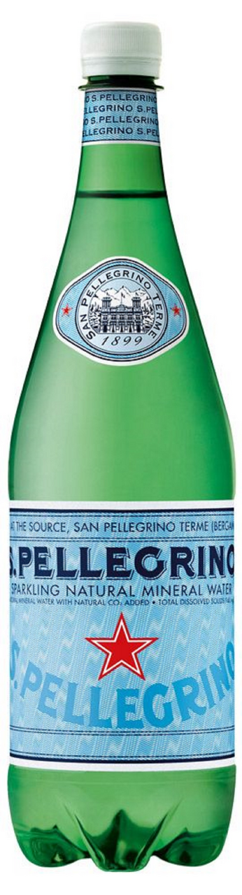 Вода минеральные San Pellegrino газированная, 1л