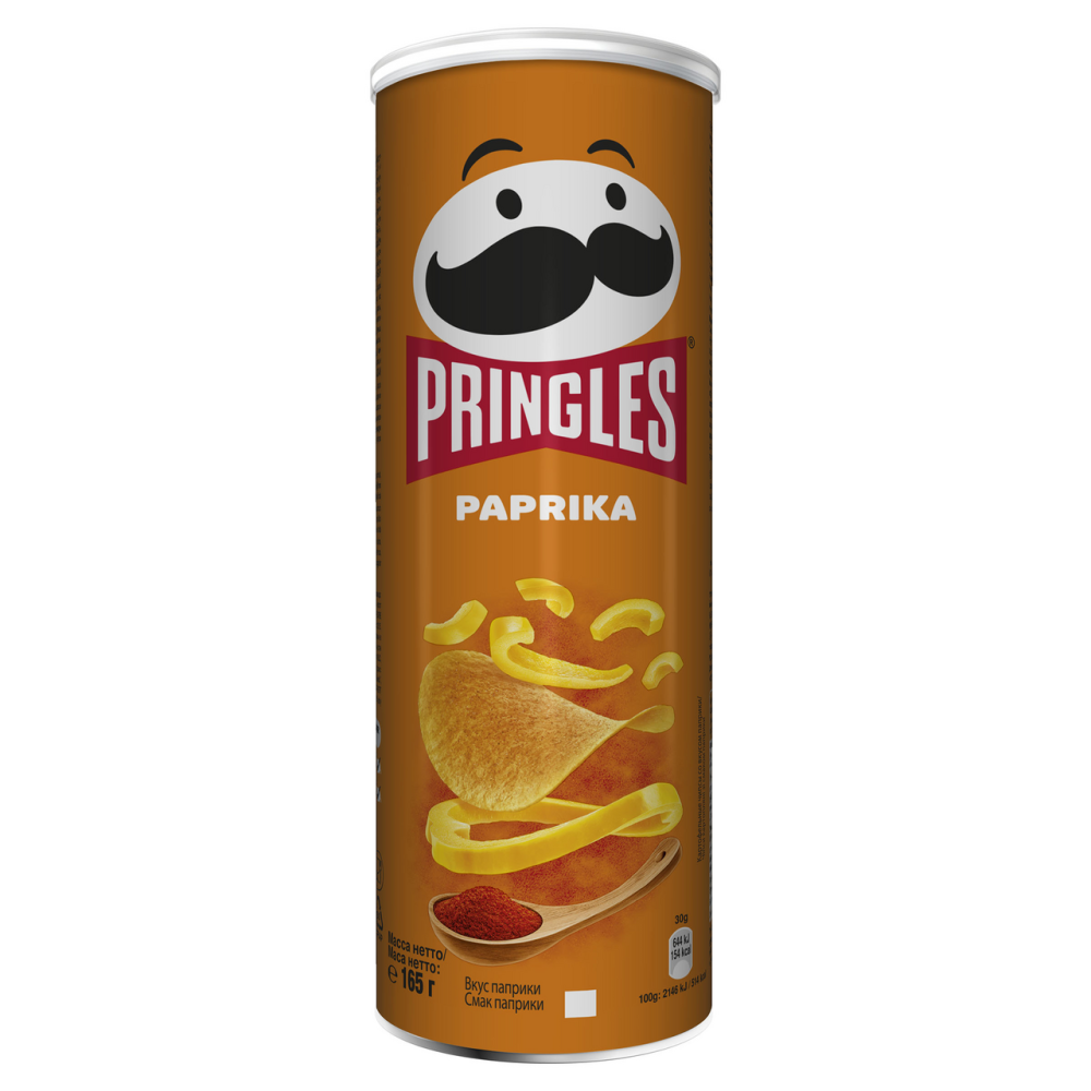 Чипсы Pringles паприка 165г