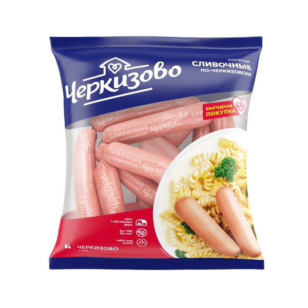 Сосиски Черкизово Сливочные По-Черкизовски ~1,5 кг