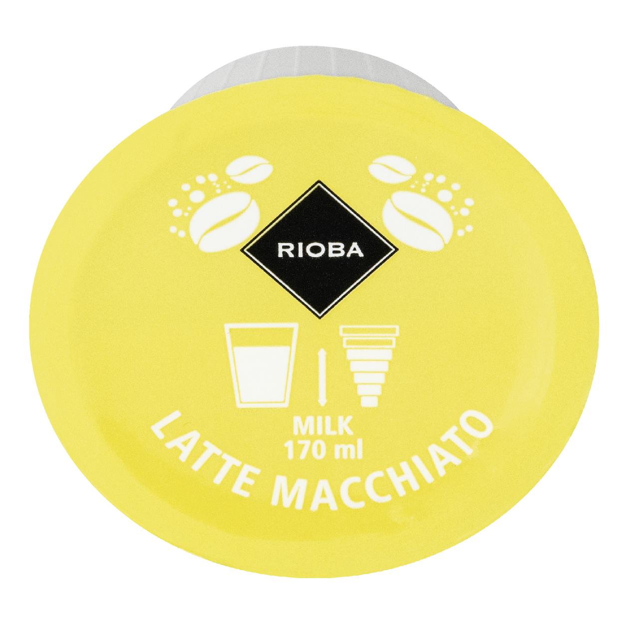 RIOBA Кофе в капсулах Dolce Gusto Latte Macciato 8 порций 16 капсул, 192г