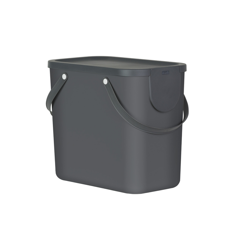 Контейнер для хранения Rotho Albula серый, 25л