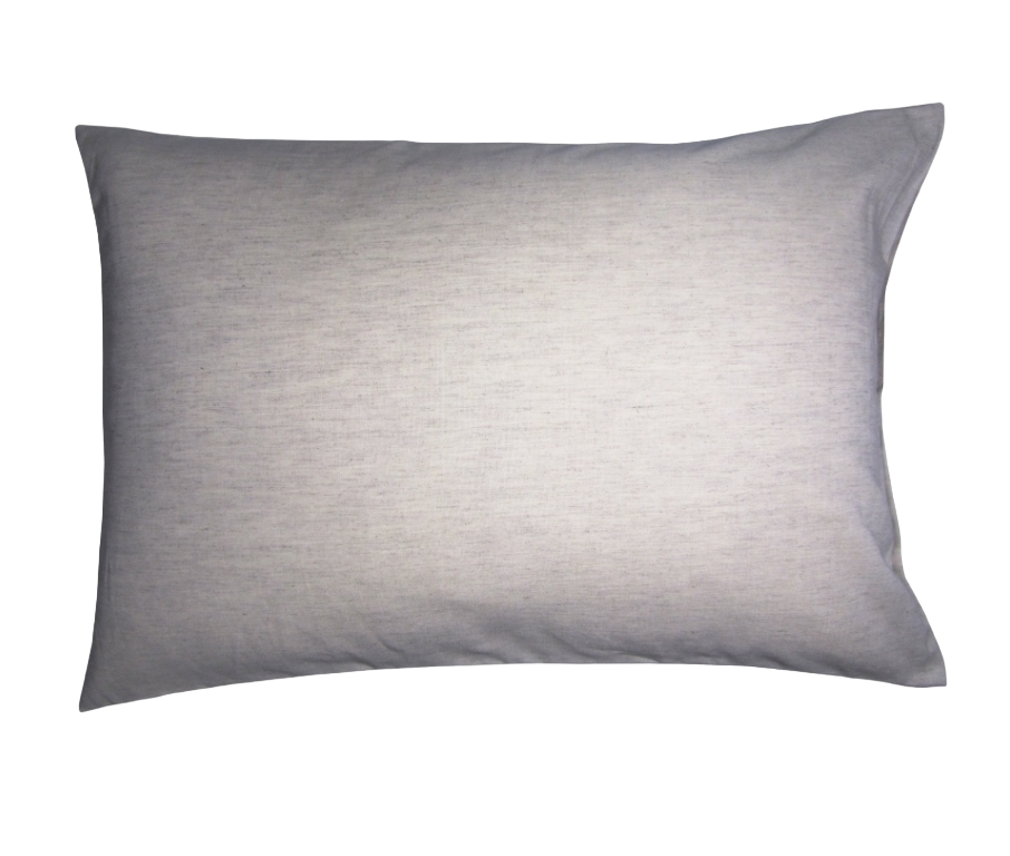 Tarrington House Наволочка серая страйп-сатин на молнии, 50 x 70см