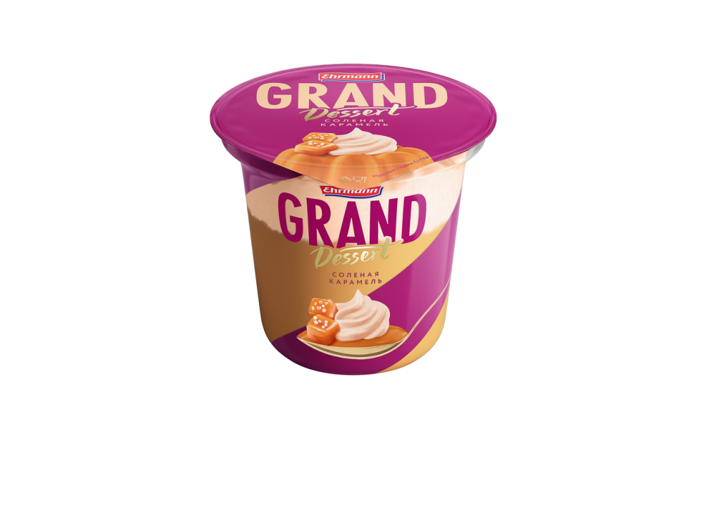 Пудинг Grand Dessert соленая карамель 4.7% 200 г