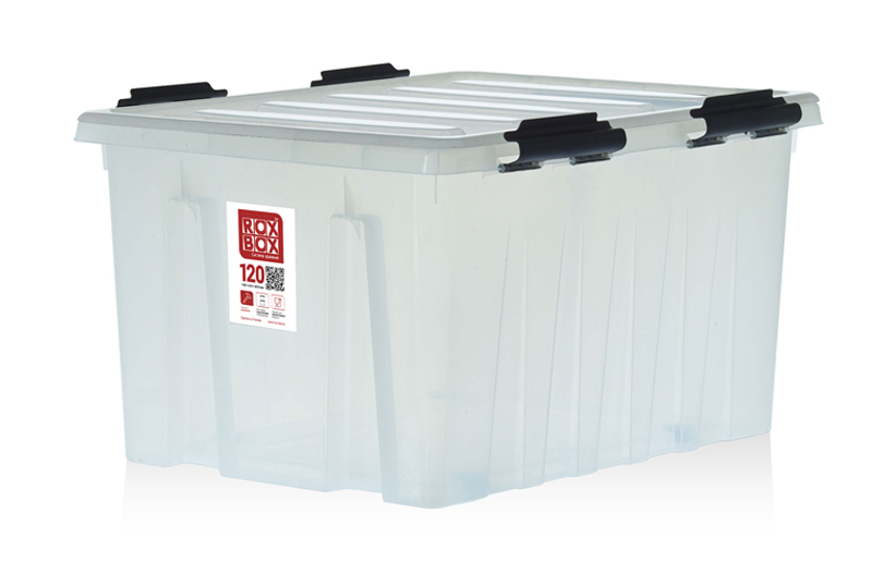 Ящик Rox Box на роликах с крышкой 120 л