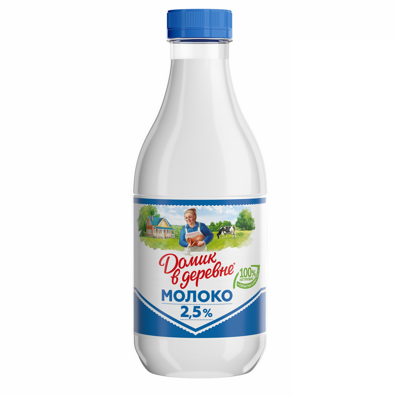 Молоко Домик в деревне пастеризованное 2.5% 930 мл