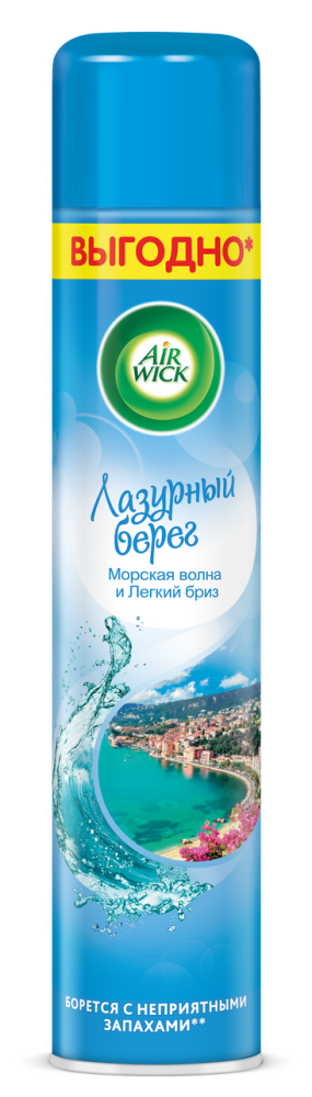 Аэрозоль AirWick Лазурный берег, 400мл