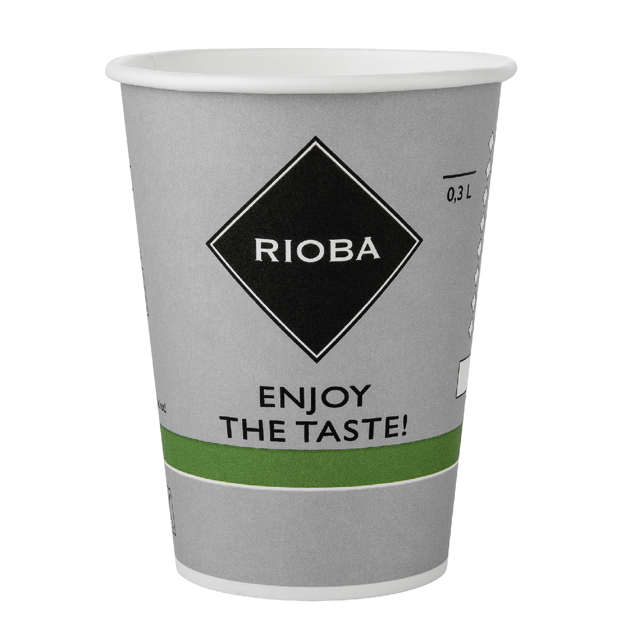 Стакан для кофе 300 мл RIOBA, 50 шт