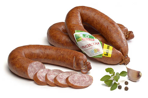 Колбаса Велком Краковская полукопченая 360 г