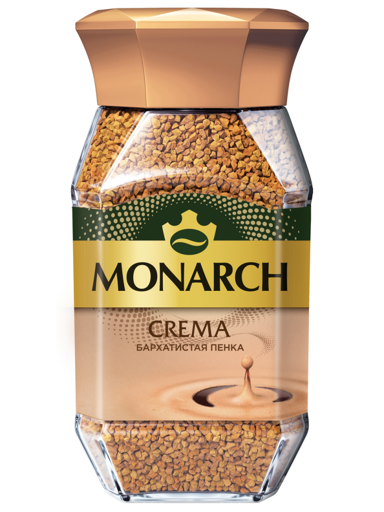 Кофе Monarch Crema растворимый, 95г