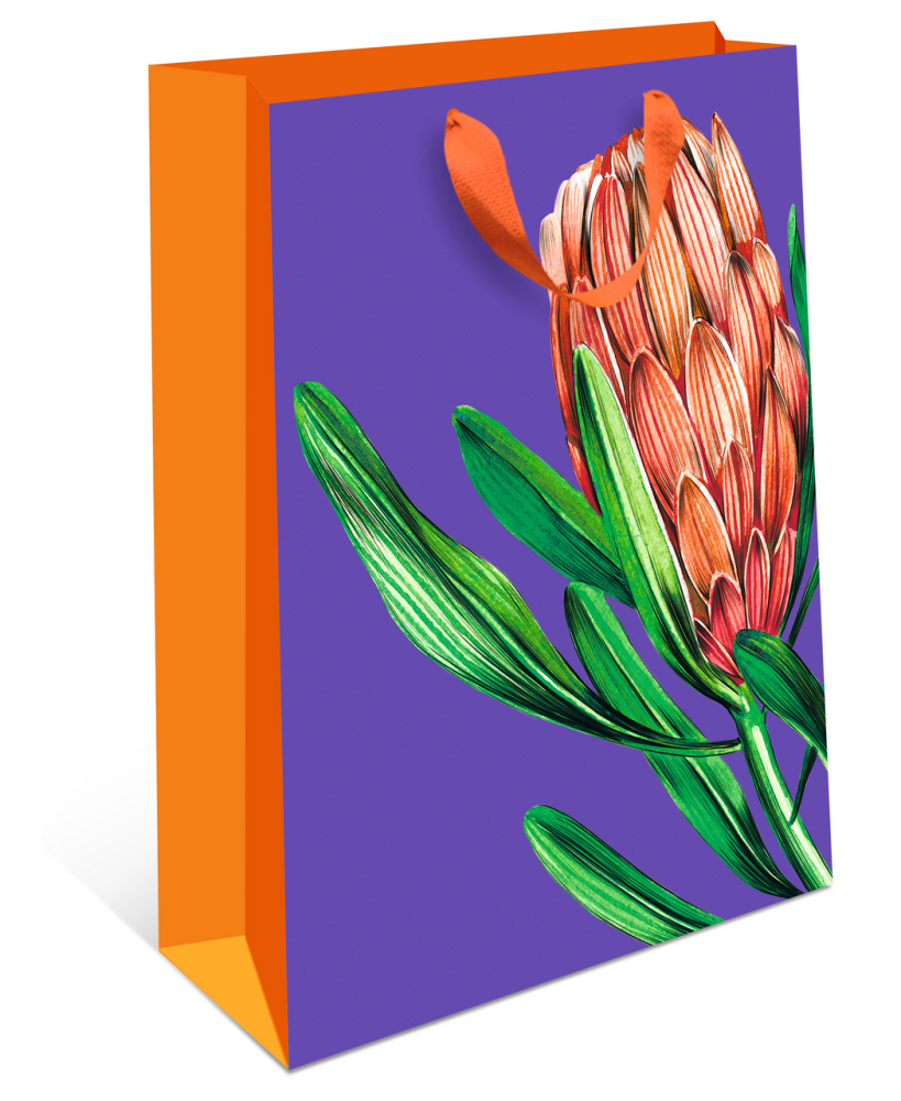 Сумка Арт и Дизайн бумажная с лентой, 26 x 36см