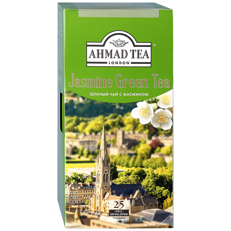 Чай Ahmad Tea зеленый с жасмином 25пак*2г