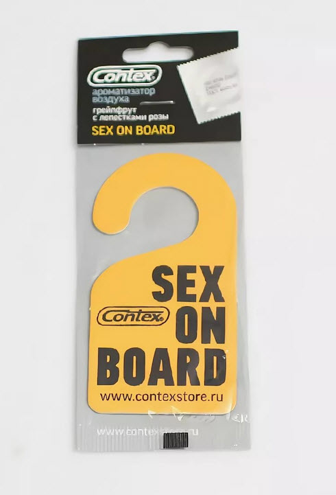 Ароматизатор Contex Sex On Board Грейпфрут с лепестками розы подвесной