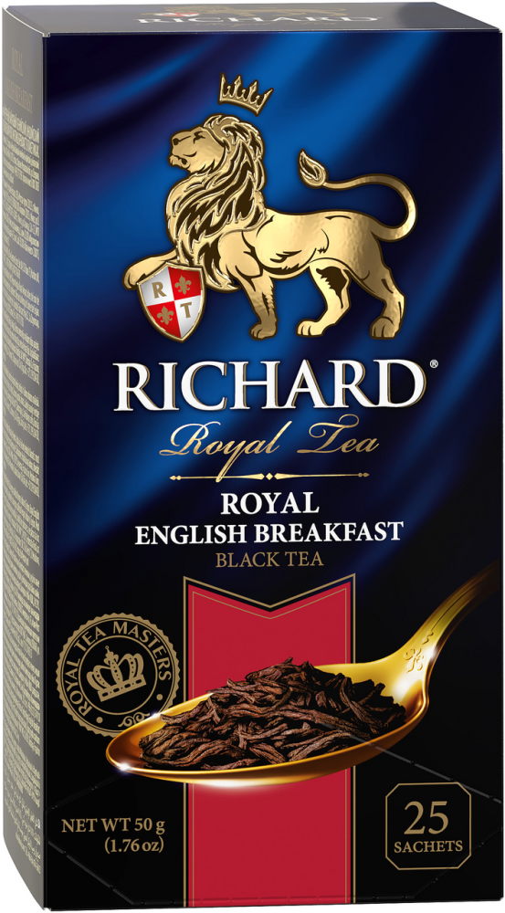 Чай черный Richard Royal English Breakfast в пакетиках 2 г 25 шт