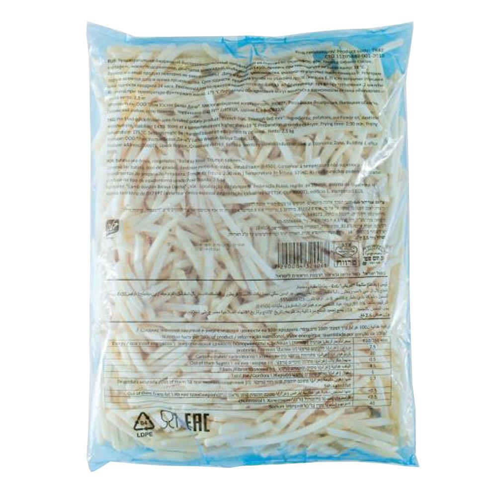 Картофель фри Triumph без панировки быстрозамороженный 6 x 6мм, 2.5кг