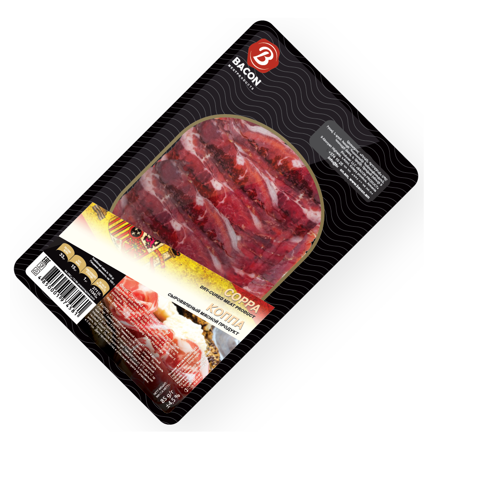 Нарезка коппа Bacon, 85г
