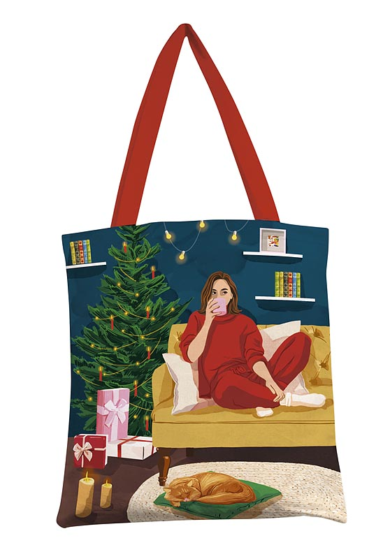Сумка текстильная Арт и Дизайн подарочная с карманом, 35 x 42см