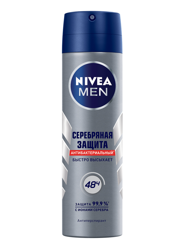 Дезодорант-антиперспирант Nivea Men Серебряная защита спрей 150 мл