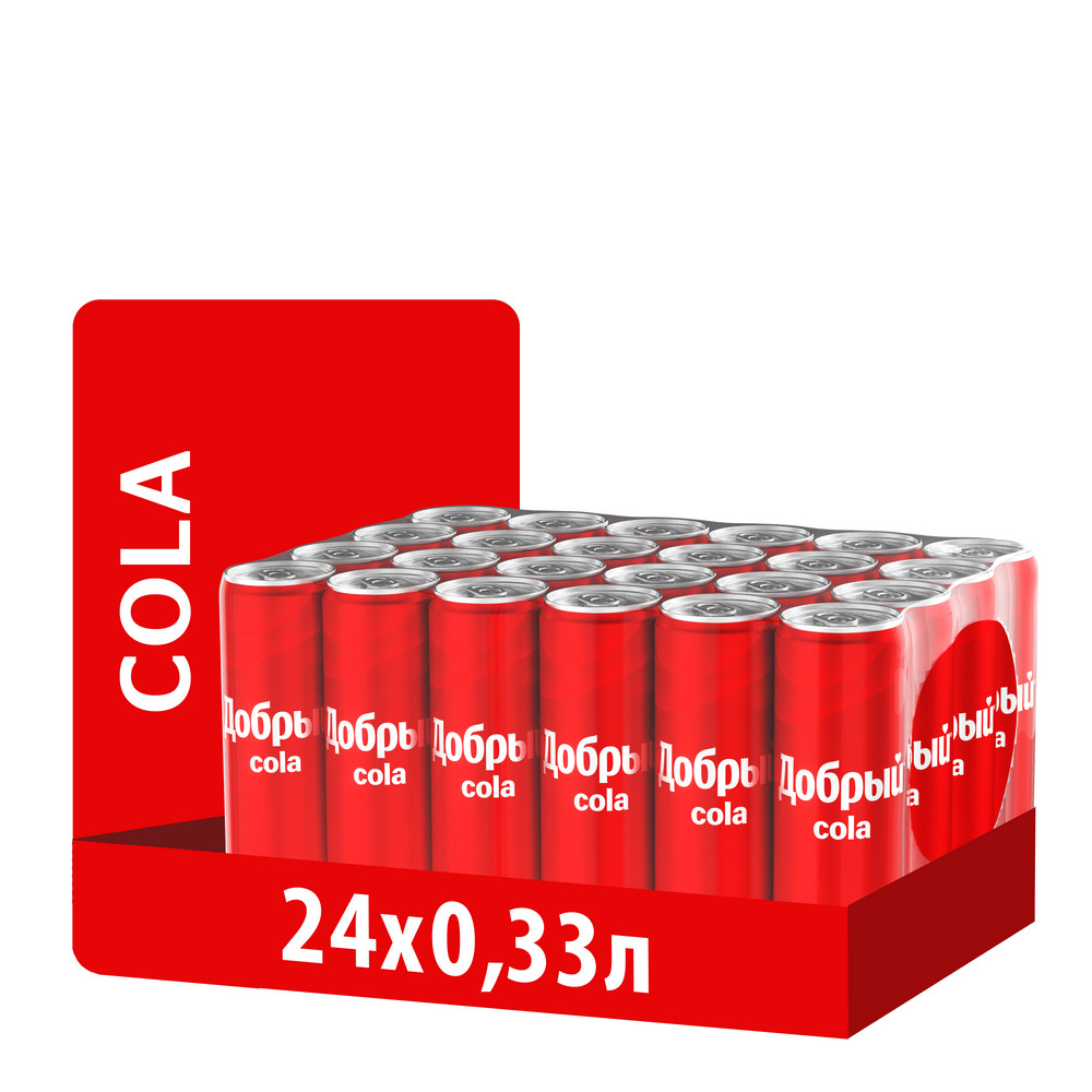 Напиток Добрый Cola газированный, 330мл