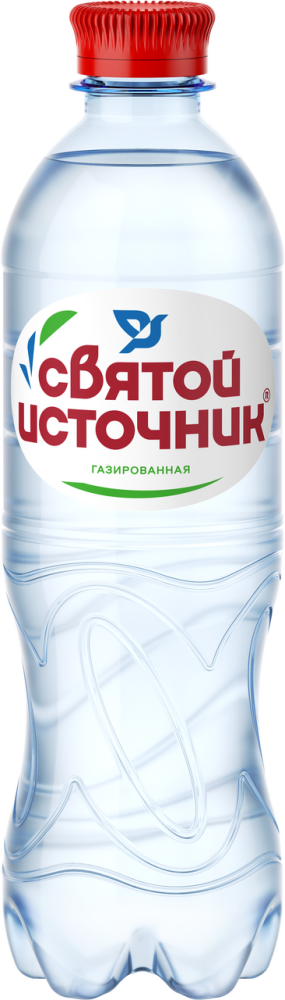 Вода питьевая Святой Источник газированная 0,5 л