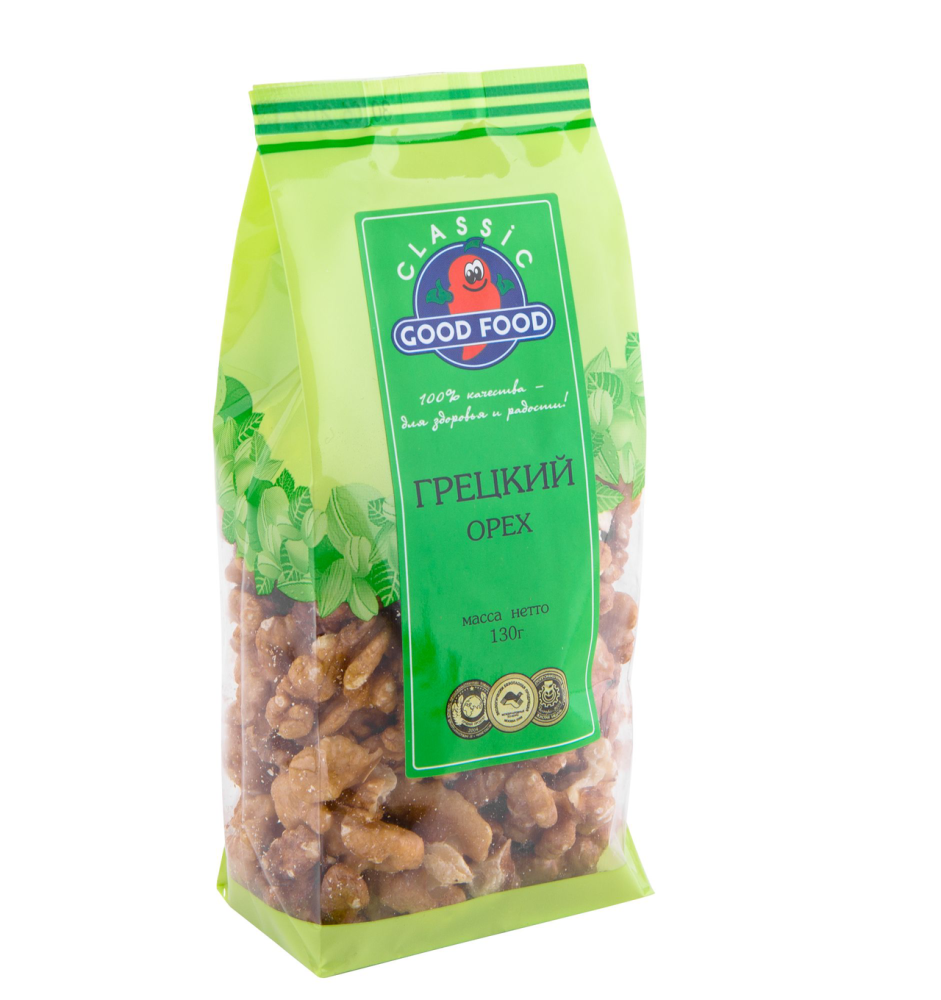 Грецкий орех Good Food, 130г