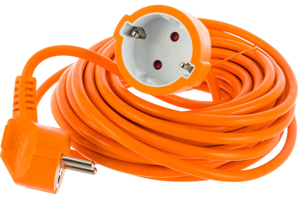 Удлинитель Electraline 1 гнездо 3х0.75мм 2200 Вт с заземлением 10м