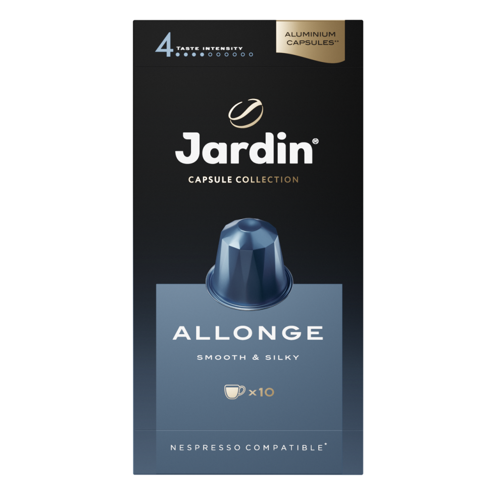Капсулы для кофемашин Nespresso Jardin Allonge Smooth&Silky, 10шт