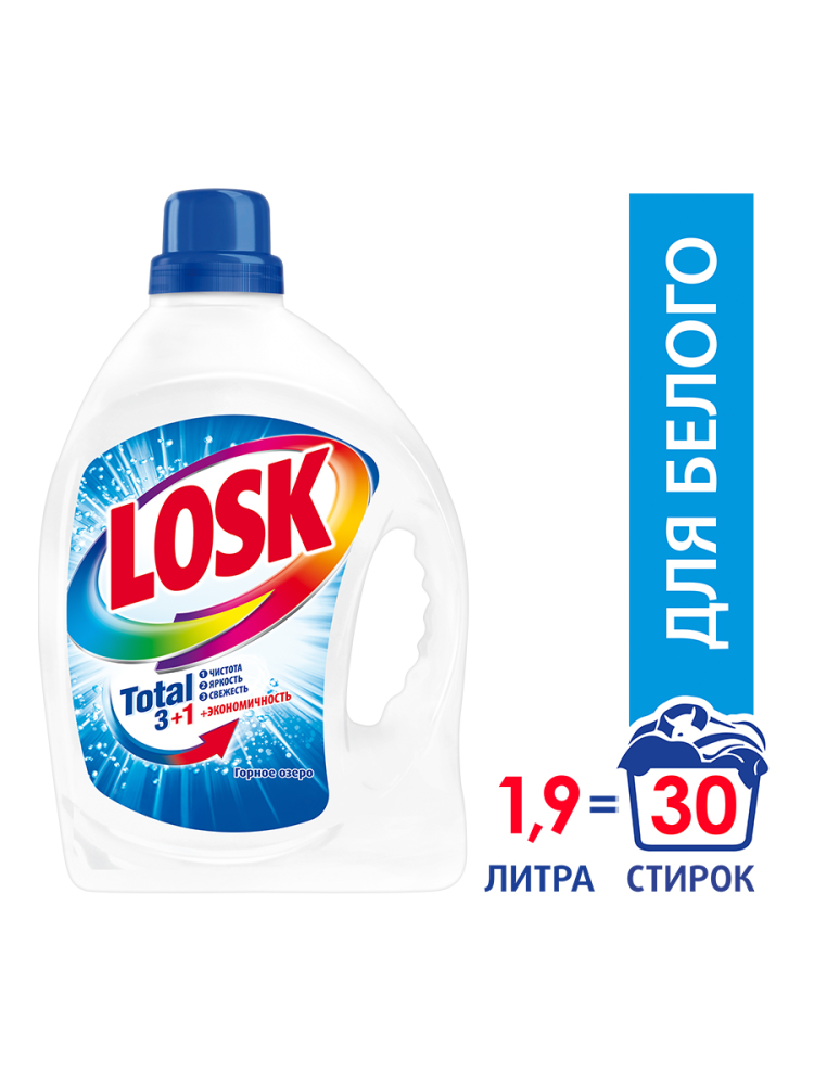 Гель Losk для стирки Горное озеро 1.9 5л