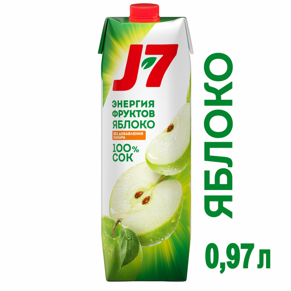 Сок J7 Яблоко 0.97 л