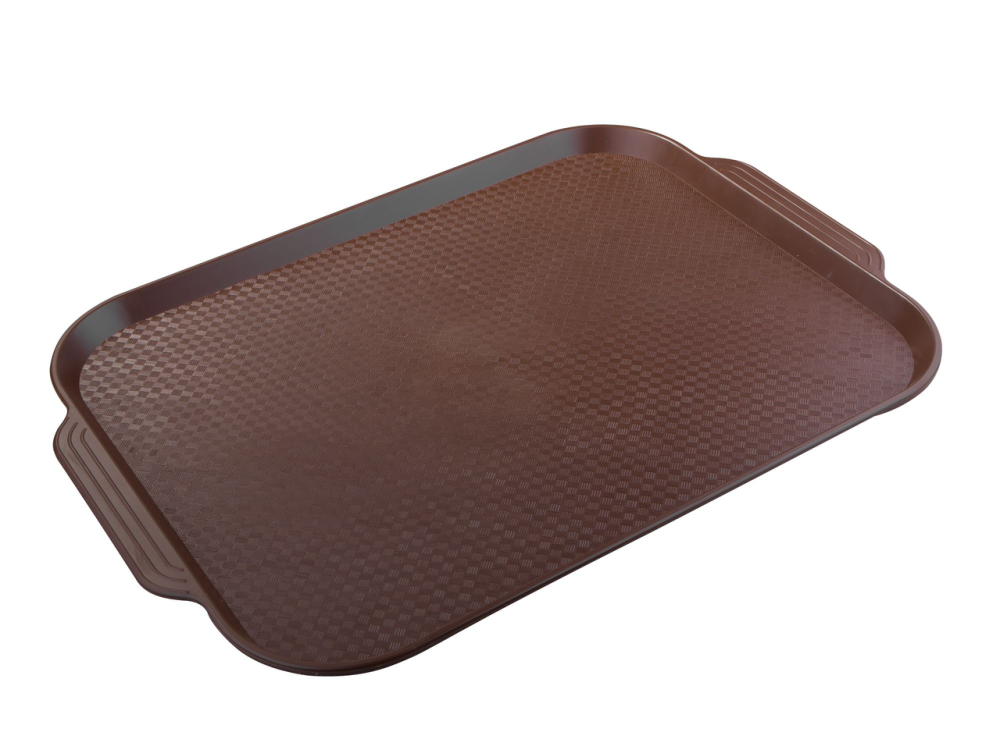 Поднос для фаст-фуда коричневый 45х35,5 см