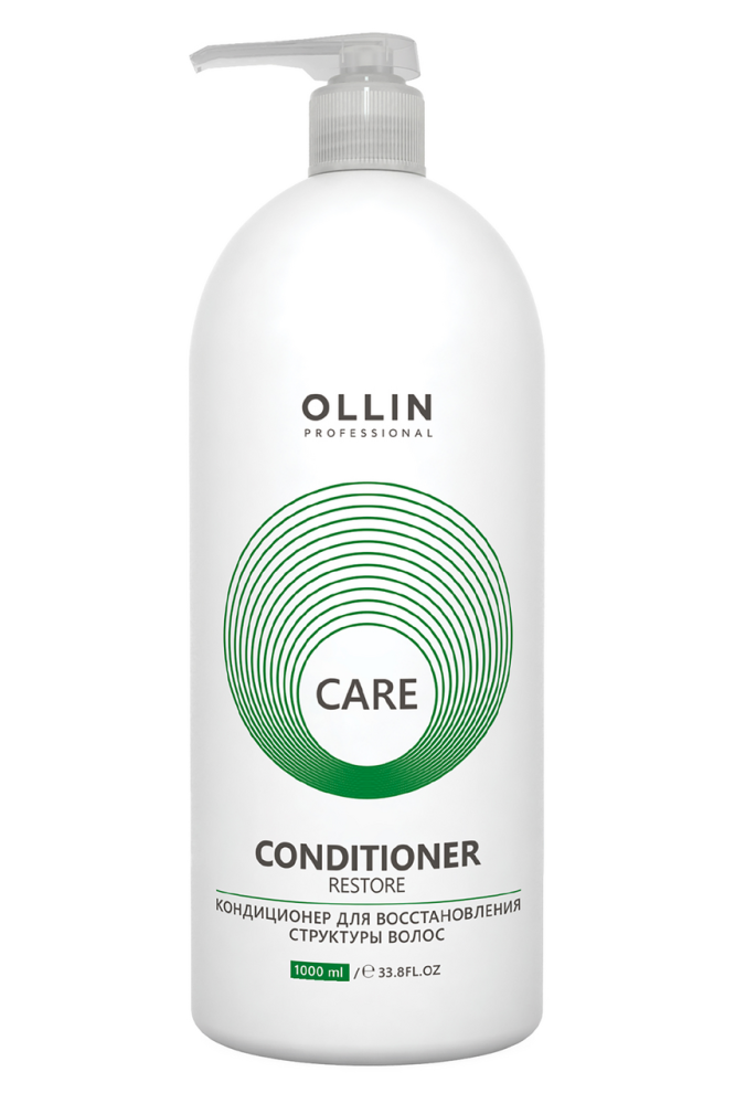 Кондиционер для восстановления структуры волос OLLIN PROFESSIONAL Care, 1000 мл