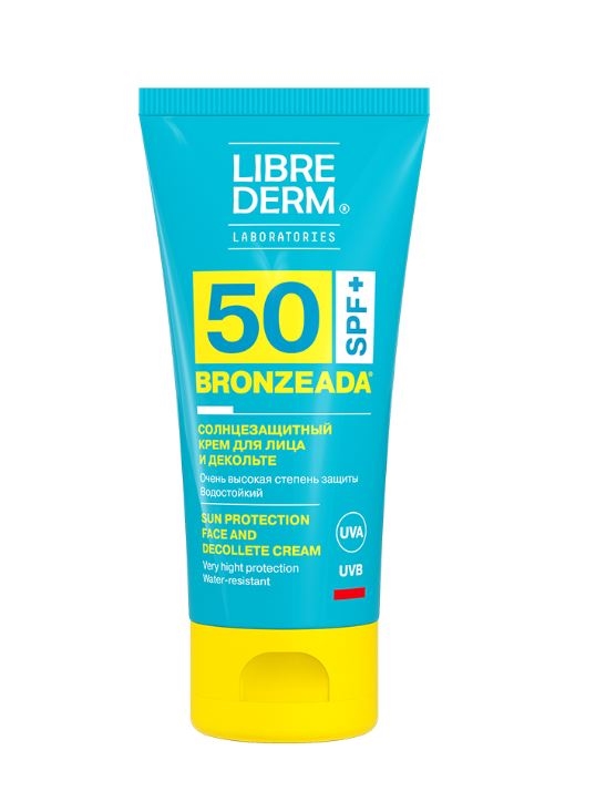 Крем Librederm солнцезащитный для лица и зон декольте Spf50, 50мл