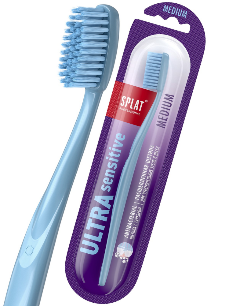 Зубная щетка Splat Professional Sensitive средняя, 1шт