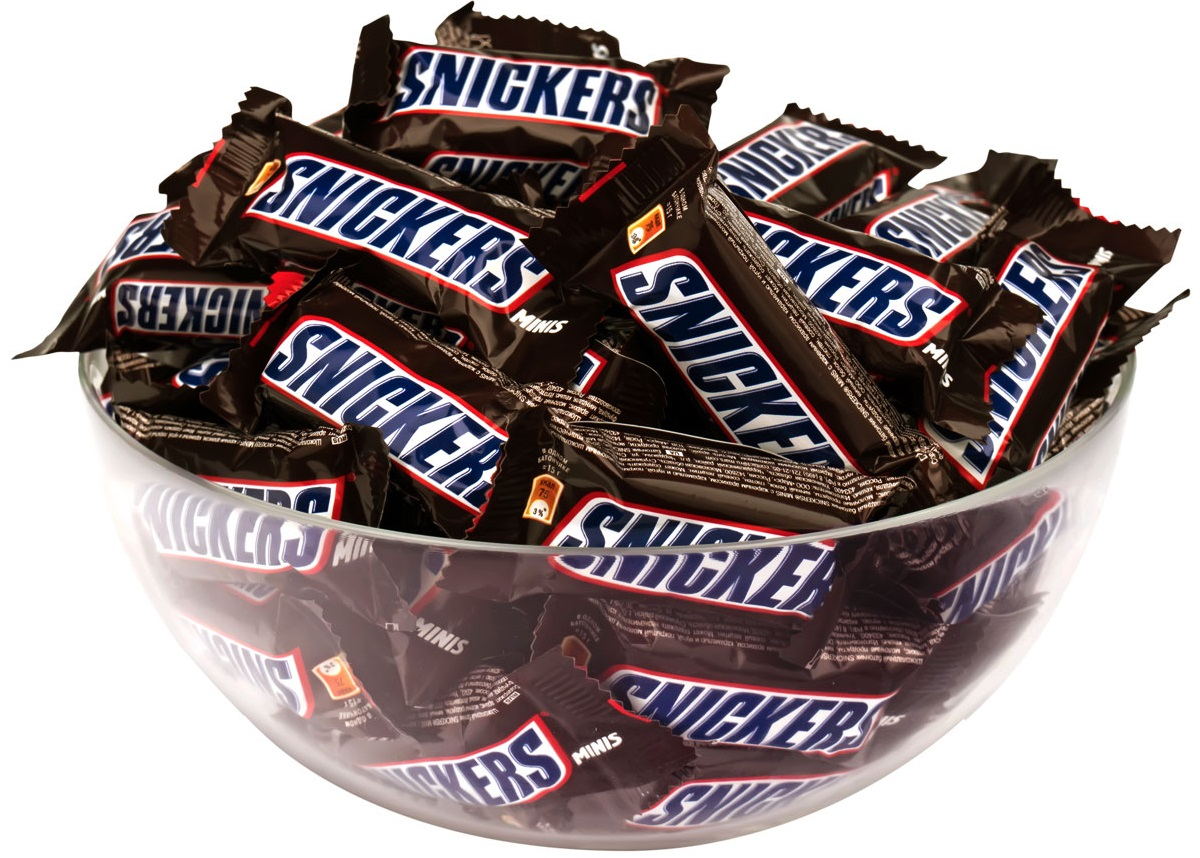 Батончик Snickers Minis, 180г