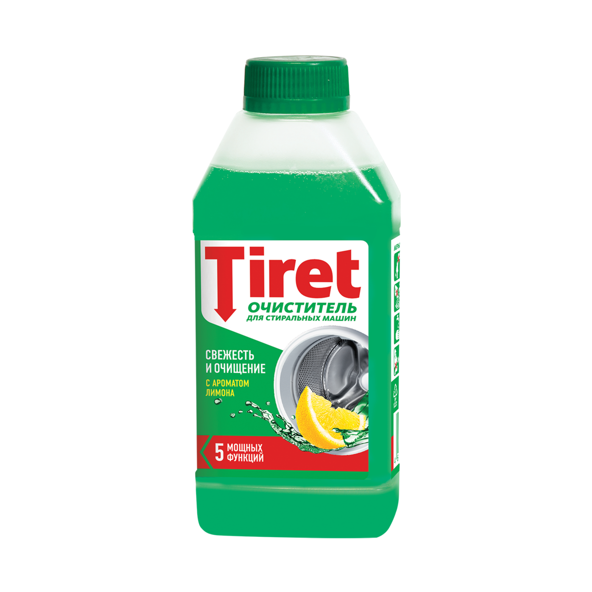 Очиститель для стиральных машин Tiret Свежесть лимона 250 мл