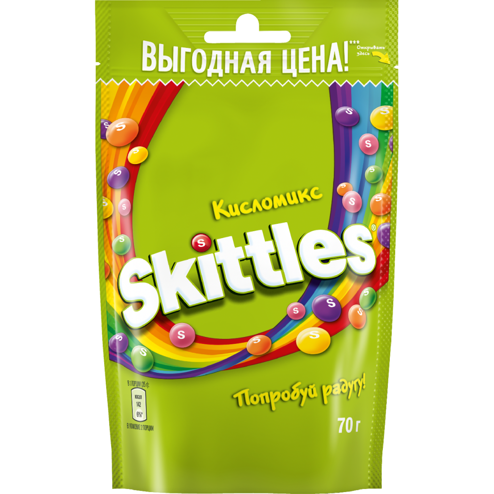 Драже Skittles Кисломикс, 70г