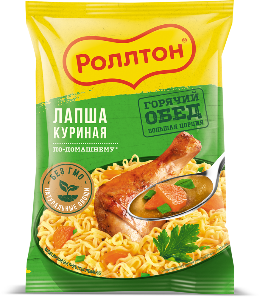 Лапша Роллтон по-домашнему с курицей 85 г