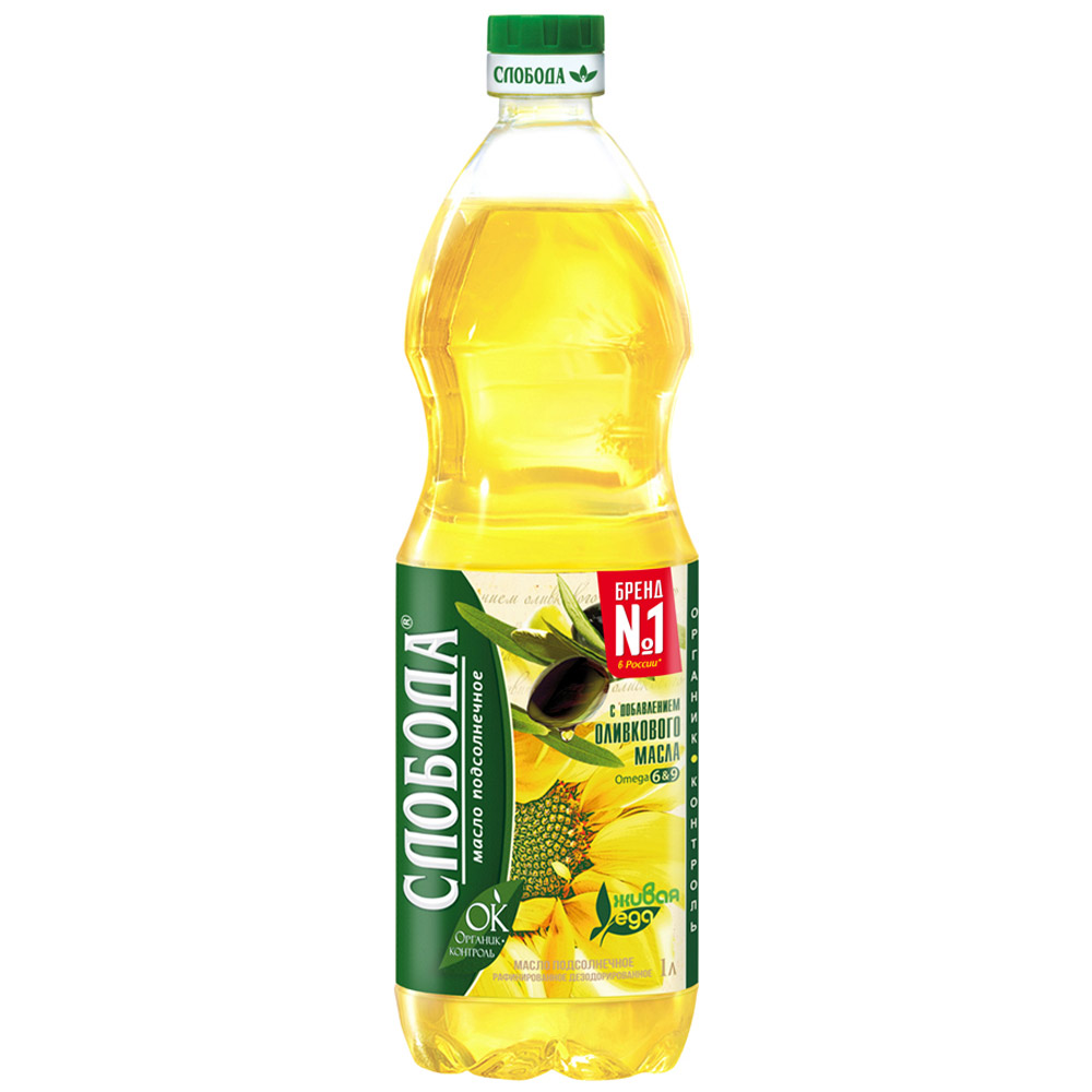 Масло Слобода "Оливковый микс" 1л купить недорого с доставкой на дом и ...